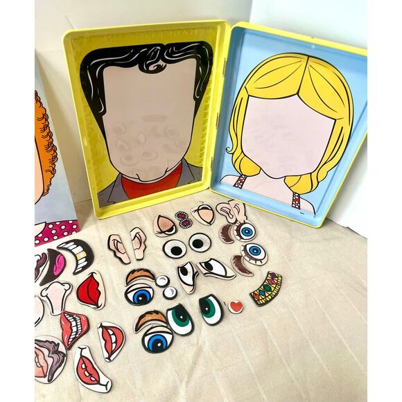 Magnetic Fun Magnetic Silly Faces Set 1 Collectors Edition Lee Publications RARE - Picture 4 of 5
